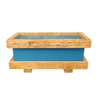 Circuito Verde - Jardinera Ecológica Luz, Color Turquesa