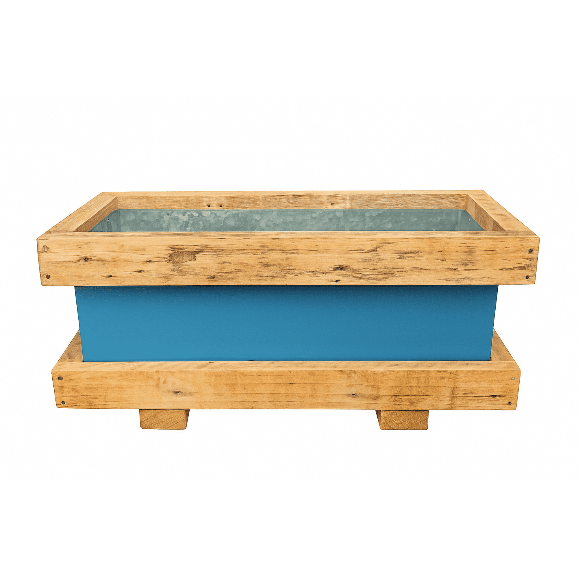 Circuito Verde - Jardinera Ecológica Luz, Color Turquesa