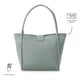 thumbnail image 4 of Tote Bag Para Mujer Soul Mediano Verde, 4 of 5