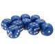 thumbnail image 2 of 10 Piezas De Dados De Madera Dados Digitales De Seis Caras Para D&D RPG Games Blue, 2 of 5