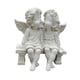 thumbnail image 1 of Estatua De Pareja De ángeles, Estatuilla De Resina, Gabinete De Hotel, Decoración Del Hogar, Escultura De Querubín, Color Blanco, 1 of 5