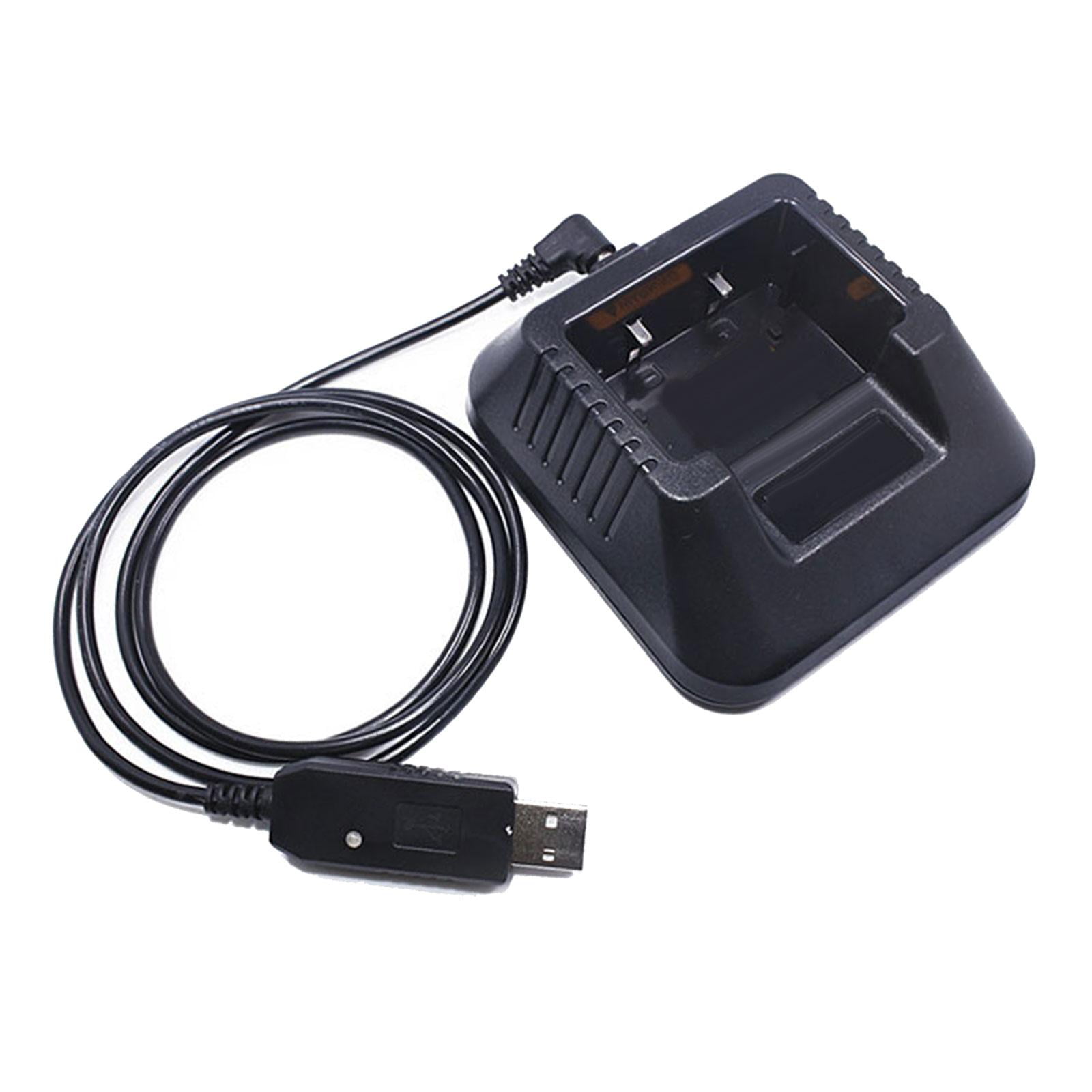 Bothyi - Cable De Carga Usb Cable De Carga De Alimentación Usb Portátil Para Uv5r Uv82 Accesorio Con Base