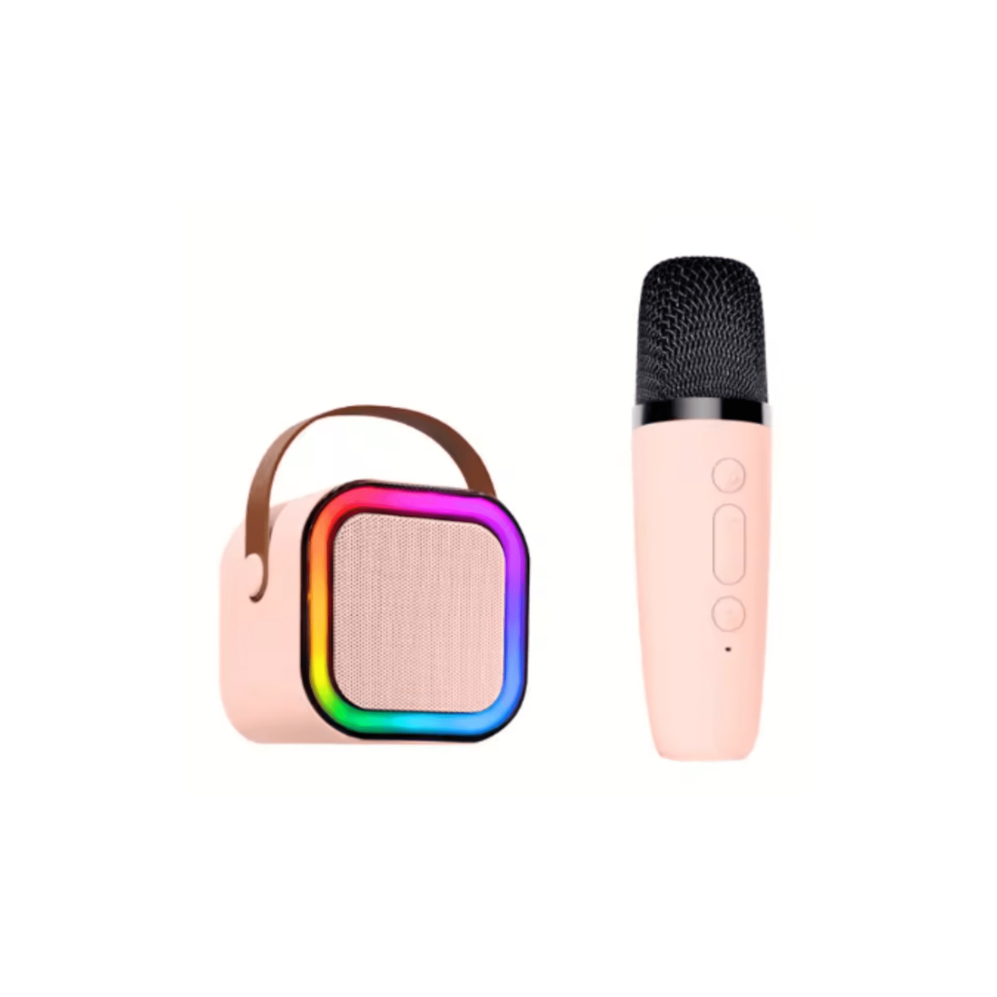 Genérico - Mini Parlante Karaoke Wireless Luz Rgb