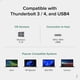 thumbnail image 5 of Cable Plugable Thunderbolt de 2 m y transferencia de 10 Gbps, 5 of 6