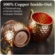 thumbnail image 2 of Juego de tazas de cobre Moscow Mule, 4 tazas martilladas, 100% cobre puro, 2 of 6