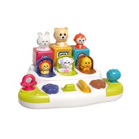 Magideal - Juguete De Causa Y Efecto, Amigos Interactivos, Juguetes Para Bebés, Animales Y Colores, Juguete Montessori De Clasificación Para Niños, Niñas, Niños