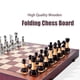 thumbnail image 4 of Juego de ajedrez VAMSLOVE, tablero grande de madera plegable de 42 cm con piezas, 4 of 9