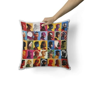 Creango - Cojin Decorativo Collage Marvel Comic