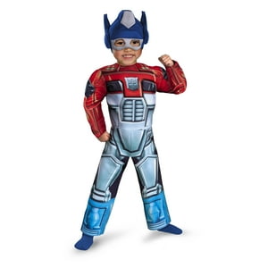 Disguise - Disfraz De Optimus Prime Rescue Bot Para Niños Pequeños Con Máscara