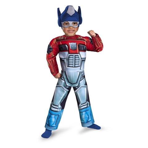 Disguise - Disfraz De Optimus Prime Rescue Bot Para Niños Pequeños Con Máscara