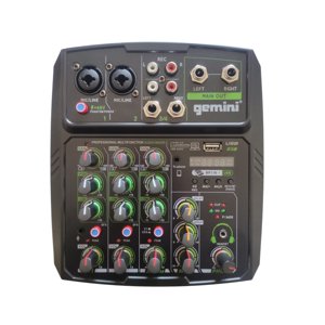 Mixer Analogo 4 Canales Gemini Ge-4Ch