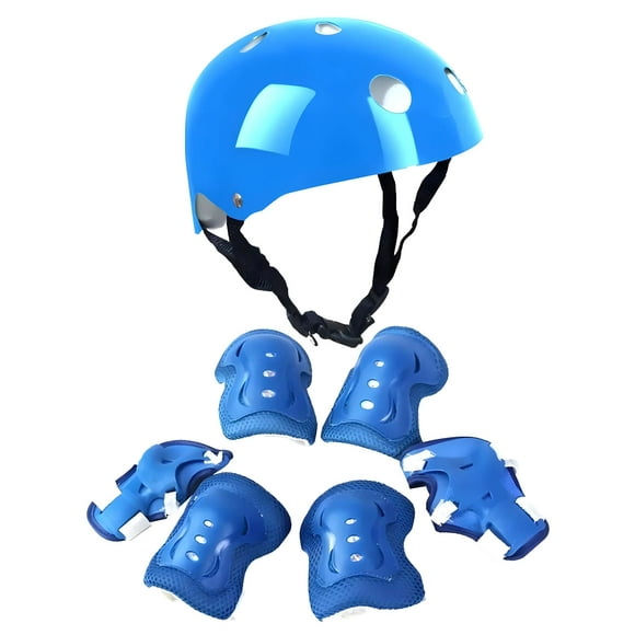 Kit De Protección Infantil Para Patines Azul