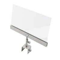 Magideal - Soporte Para Letreros Con Abrazadera, Clip Para Letreros, Abrazadera Para Letreros, Abrazadera Para Letreros, Abrazadera De Sujeción Para Señalización S