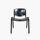 thumbnail image 4 of Silla visita ISO polipropileno negro, 4 of 6