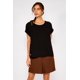thumbnail image 1 of Blusa Botones Laterales Verónica Negro negro M, 1 of 3
