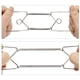 thumbnail image 5 of Uxcell 6 Paquete Colgador de Placas, Colgadores de Placas de Pared Invisibles de Acero Inoxidable de 9 pulgadas para Platos Decorativos y Artes, 5 of 6