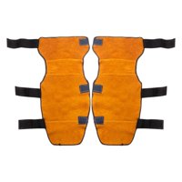 Ioensy - 2X Fundas Para Piernas De Soldadura Funda Protectora Segura Para Maquinaria Salpicaduras Jardinería Naranja