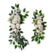 thumbnail image 4 of 2x Decoración De Arco De Flores Artificiales Colgantes Decorativas Para Fondo De Boda Blanco, 4 of 5
