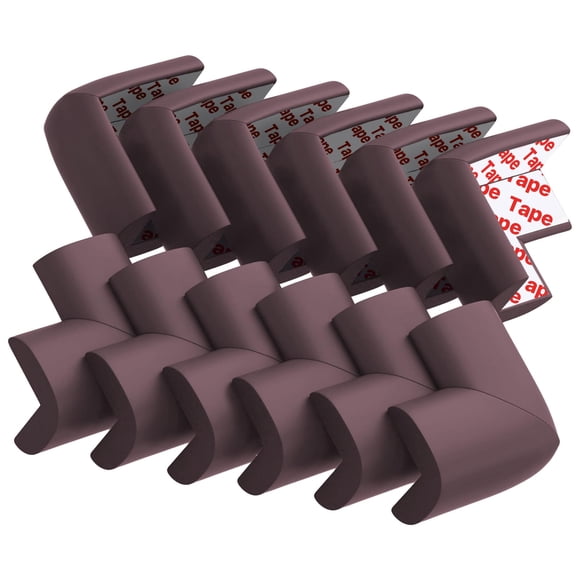Protectores de Esquinas para Muebles USfloatwishes Paquete de 12 en Color Marrón Suaves