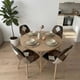 thumbnail image 2 of Comedor Redonda Shanna 100cm + 4 Silla Patchwork Da Vinci Café, 2 of 4