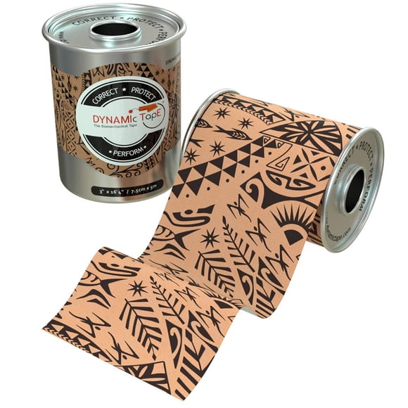 Cinta Biomecánica Dinámica 7,5 cm Beige/Negro