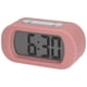 thumbnail image 1 of REGALWOVEN Reloj Despertador Digital Ovalado para Dormitorio, Alarmas con Pantalla de Números Grandes, Alarma Ajustable con Repetición Rosa, 1 of 7