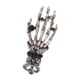 thumbnail image 3 of Esqueleto Manos Broches Cristal Ropa Solapa Pin Insignia Collar Clips Plata, 3 of 3