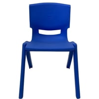 Juegos Magicos - Silla Polipropileno Apilable 60X36X35 Azul