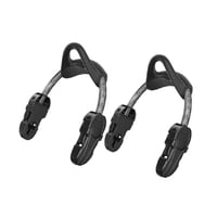 Magideal - Correas De Aletas De Buceo De Acero Inoxidable, Aletas De Goma Ajustables Para Deportes Acuáticos, Accesorios De Natación Al Aire Libre Y En Interiore L