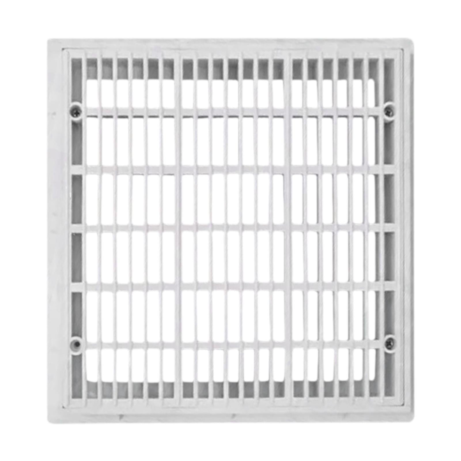 Ioensy - Cubierta De Drenaje De Piscina Cuadrada Reemplazo De Spa Accesorio Cubierta De Drenaje De Piso De 9 Pulgadas