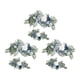 thumbnail image 3 of Flor Artificial Swag Hojas Verdes Para Fiesta Boda 3 Blanco Azul, 3 of 5