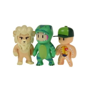 Pack 3 Figuras 5 Cms Stumble Guys - T-Rex Guy