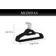 thumbnail image 3 of Colgadores De Ropa Ganchos 10  Uni Terciopelo Antideslizante, 3 of 6