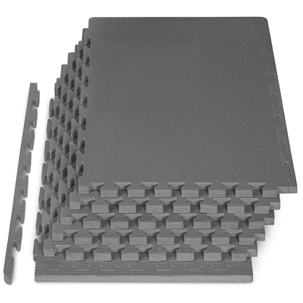 Colchoneta de ejercicio ProSourceFit con forma de rompecabezas extra gruesa de espuma EVA de 1 m
