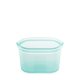thumbnail image 1 of Bolsas de almacenamiento de alimentos con cierre en la parte superior para platos pequeños, de silicona, color verde azulado, fabricadas, 1 of 9