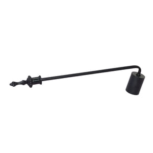 Bothyi - Apagavelas De Metal Con Mango Largo, Extintor De Mecha Para Velas De Té, Velas En Frasco, Color Negro