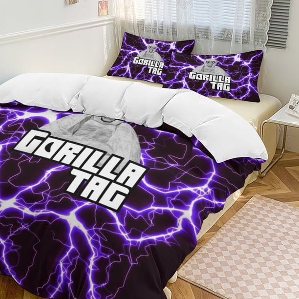Game Gorilla Tag Game Gorilla Tag 3-Piece Bedding Set Soft Warm And Comfortable Bed Set