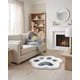 thumbnail image 1 of Alfombra Huellita De Gato Ultra Suave Varios Colores 70x80, 1 of 6