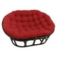 thumbnail image 1 of Cushion Blazing Needles de microgamuza sólida, doble papasan, rojo, 1 of 2