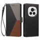 thumbnail image 3 of Cartera Plegable para Honor Magic6 Pro, PU Tricolor con Ranuras, Negro, 3 of 6