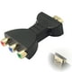 thumbnail image 1 of Adaptador HDMI macho a 3 RCA hembra, convertidor de video compuesto, audio y componentes VA, adecuado para HDTV, DVD y la mayoría de los proyectores LCD., 1 of 8