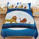 thumbnail image 1 of The Lion King Cartoon Bedding Sets Ultra Soft Skin-Friendly Duvet Cover 3 Piece, Cute Comforter Cover Bed Set for Boys Girls Kids, 1 of 5