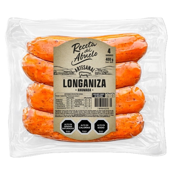 Longaniza Ahumada Artesanal, 400 g