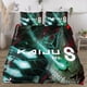 thumbnail image 2 of Kaiju No.8 Face on print Soft Bed Set Lightweight 3 Pieces Bedding Sets for All Season Comforter Set Easy Care, 2 of 5