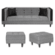 thumbnail image 1 of Sofa Santa Monica + 2 Puff Gris, 1 of 3