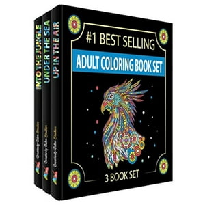 Set De Libros Para Colorear Creatively Calm Studios Adult 3 Books