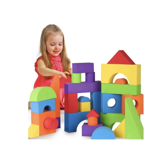 Juego De 46 Piezas Educativos De Espuma Eva Suave Bloques De