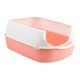 thumbnail image 5 of Caja De Arena Para Gatos Bandeja De Arena Para Gatos Con Parte Superior Semiabierta Para Kitty Rabbit Small Pet Pink, 5 of 5