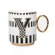thumbnail image 1 of Taza de cerámica MACKENZIE-CHILDS 355 ml con diseño Y, 1 of 7