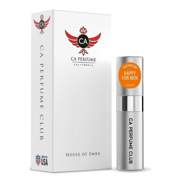 Eau de Parfum Perfume CA Happy para hombre, atomizador recargable de 8 ml
